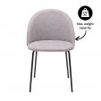 Chaise pour salle à manger Kick Noa - Gris