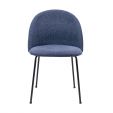 Chaise pour salle à manger Kick Noa - Bleu