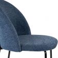 Chaise pour salle à manger Kick Noa - Bleu