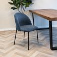 Chaise pour salle à manger Kick Noa - Bleu
