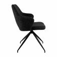Chaise de salle à manger Kick Nora - Noir