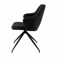 Chaise de salle à manger Kick Nora - Noir