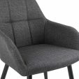 Chaise de salle à manger Kick Nova - Noir