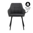 Chaise de salle à manger Kick Nova - Noir