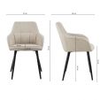 Chaise de salle à manger Kick Nova - Beige
