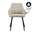 Chaise de salle à manger Kick Nova - Beige