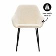 Chaise de salle à manger Kick Odin - Crème
