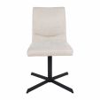 Chaise tournante Kick Sam Texture - Champagne