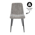 Chaise de salle à manger Kick Sem - Gris