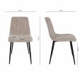 Chaise de salle à manger Kick Sem - Champagne