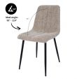 Chaise de salle à manger Kick Sem - Champagne