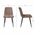 Chaise de salle à manger Kick Sem - Taupe