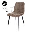 Chaise de salle à manger Kick Sem - Taupe