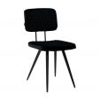 Chaise de salle à manger Kick Toby - Noir