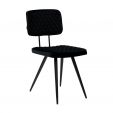 Chaise de salle à manger Kick Toby - Noir