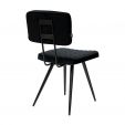 Chaise de salle à manger Kick Toby - Noir