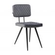 Chaise de salle à manger Kick Toby - Gris foncé