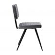 Chaise de salle à manger Kick Toby - Gris foncé