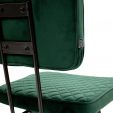 Chaise de salle à manger Kick Toby - Vert foncé