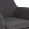 Chaise tournante Kick Viktor Boucle - Gris foncé