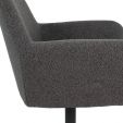 Chaise tournante Kick Viktor Boucle - Gris foncé