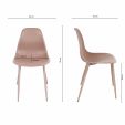 Chaise Design Kick Yara - Rose