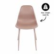 Chaise Design Kick Yara - Rose