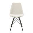 Chaise scandinave Kick Jens - Blanc