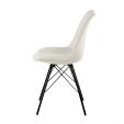 Chaise scandinave Kick Jens - Blanc