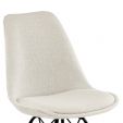 Chaise scandinave Kick Jens - Blanc