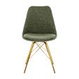 Chaise scandinave Kick Jen - Vert