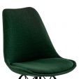 Chaise scandinave Kick Jens - Vert foncé