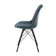 Chaise scandinave Kick Jens - Bleu