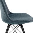 Chaise scandinave Kick Jens - Bleu