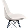 Chaise scandinave Kick Metal Luuk - Champagne