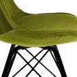 Chaise scandinave Kick Velvet - Vert - Vert