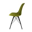 Chaise scandinave Kick Velvet - Vert - Vert