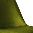 Chaise scandinave Kick Velvet - Vert - Vert