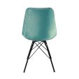 Chaise scandinave Kick Velvet - Vert menthe - Vert menthe