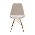 Chaise scandinave Kick - Champagne