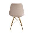 Chaise scandinave Kick - Champagne