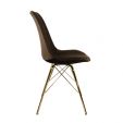 Chaise scandinave Kick - Marron café