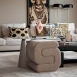 Kick Pouf Puck - Blanc