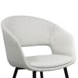 Chaise pour salle à manger Kick Dean - Blanc