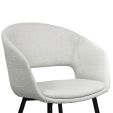 Chaise pour salle à manger Kick Dean - Blanc