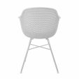 Chaise d’extérieur Kick Indy Blanc - Cadre blanc - Blanc
