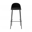 Tabouret de bar Kick Garden Ciro - Noir
