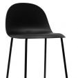 Tabouret de bar Kick Garden Ciro - Noir
