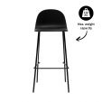 Tabouret de bar Kick Garden Ciro - Noir