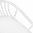 Tabouret de bar Kick Garden Rio - Blanc